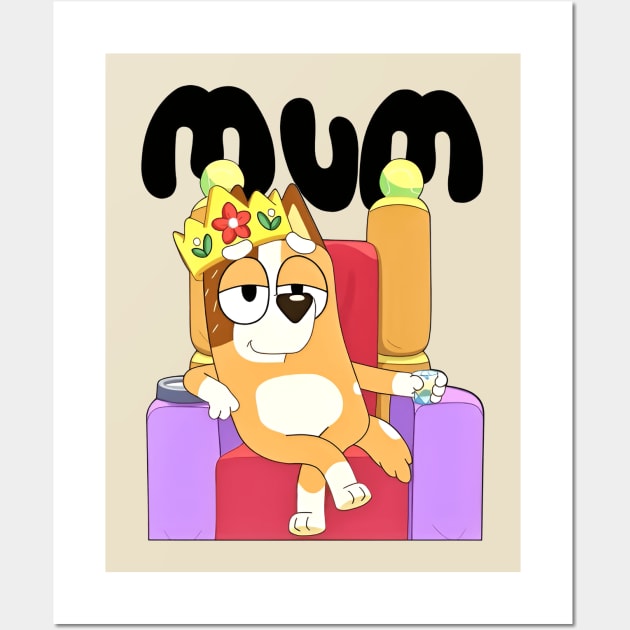 Queen Mum Wall Art by jersimage